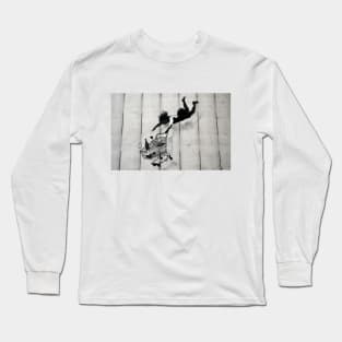 Shopping Trolley Girl Long Sleeve T-Shirt